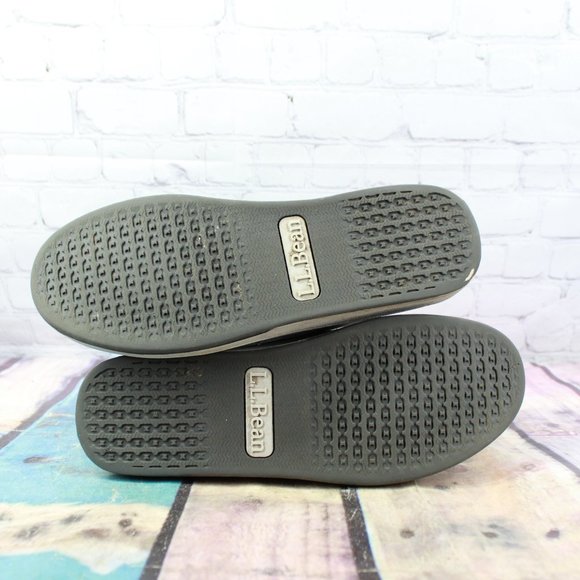 LL BEAN Leather Casual Boat Shoes Size 9.5 W - Picture 9 of 9